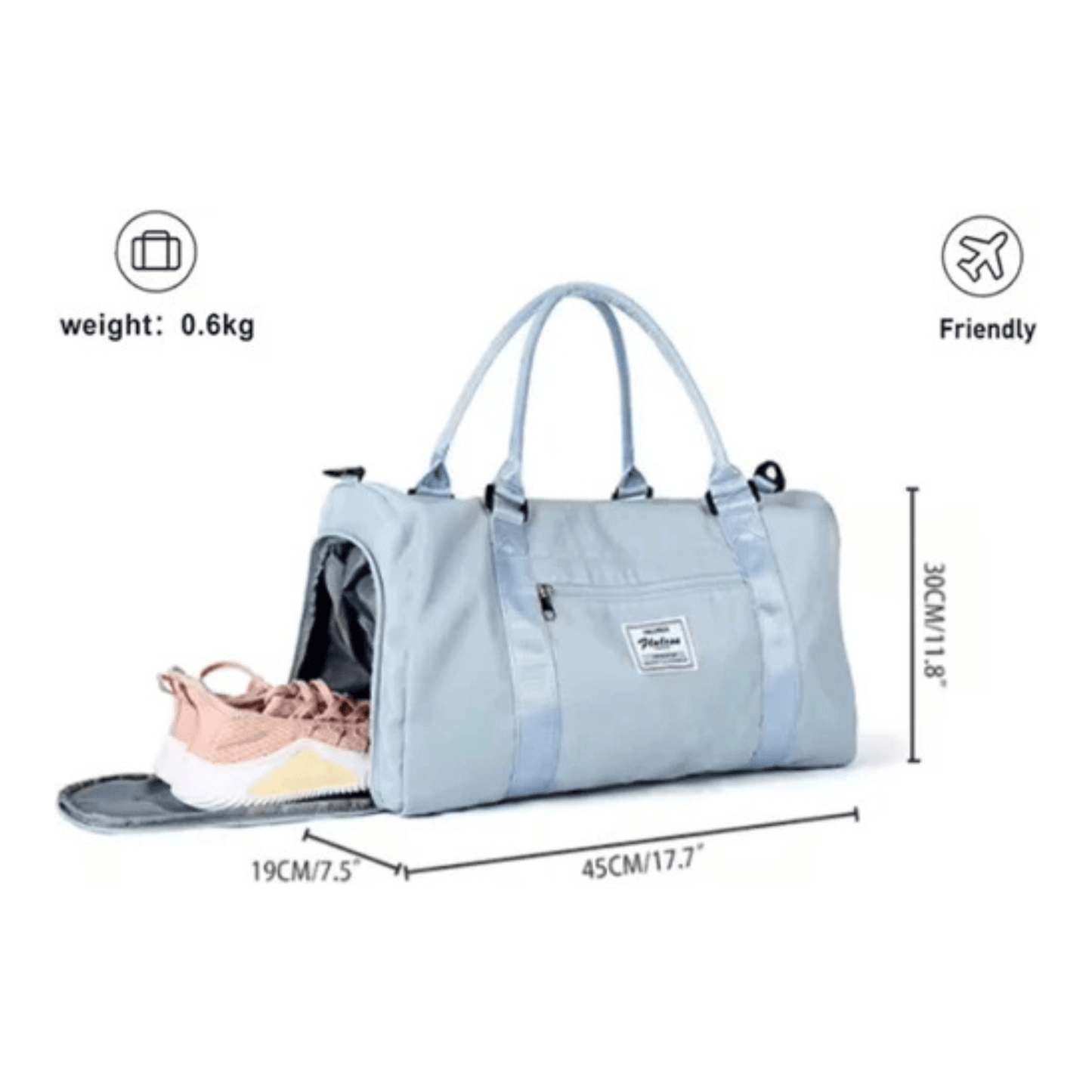 CarryQuest® - Reistassen Handbagage - Weekendtas - Reis - Yoga - Sport - Donker Groen
