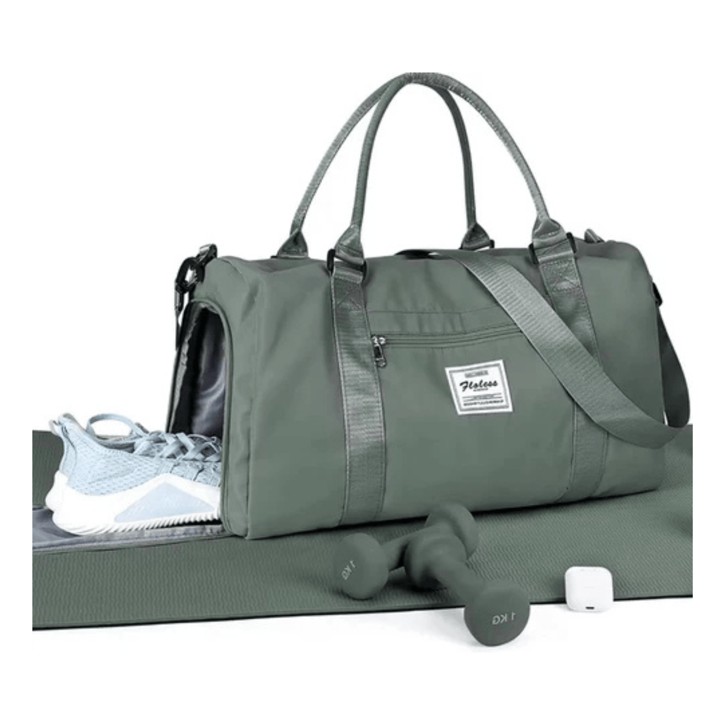 CarryQuest® - Reistassen Handbagage - Weekendtas - Reis - Yoga - Sport - Groen
