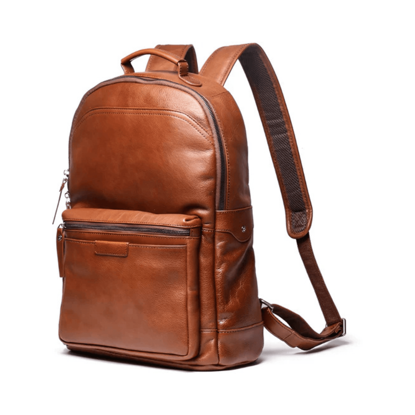 CarryQuest® - Rugzak Heren - Computer Tassen Voor 16 Inch Laptop - Lichtgewicht - Schooltas - Bruin