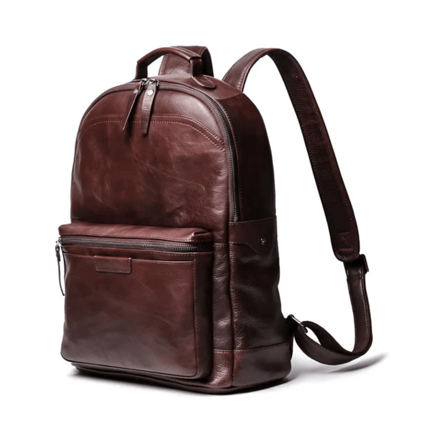 CarryQuest® - Rugzak Heren - Computer Tassen Voor 16 Inch Laptop - Lichtgewicht - Schooltas - Donker Koffie