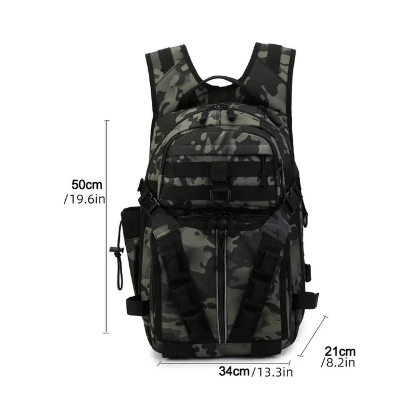 CarryQuest® - Rugzak - Visrugzak - Handbagage - Reizen - Groen