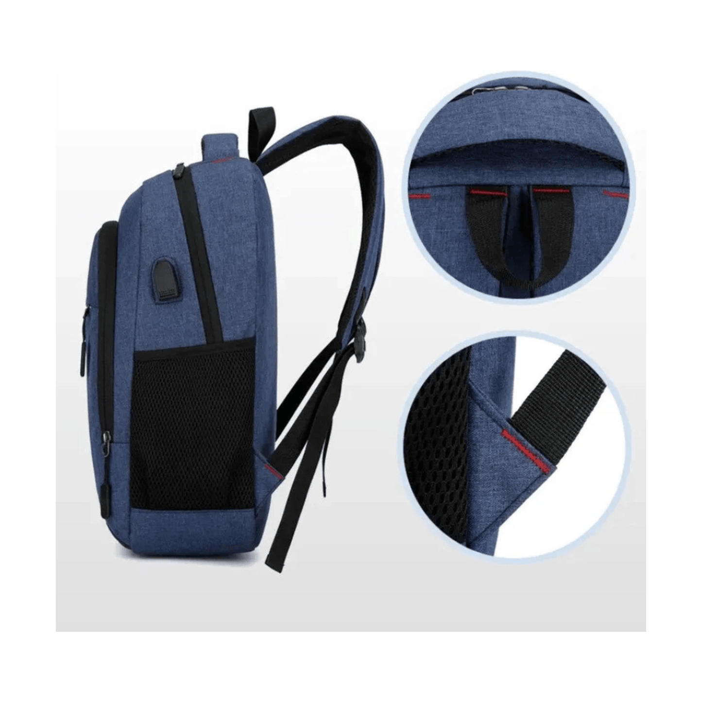 CarryQuest® - Ruime en veelzijdige rugzak - 20 - 35 liter - Geweldige capaciteit - Duurzaam - Blauw