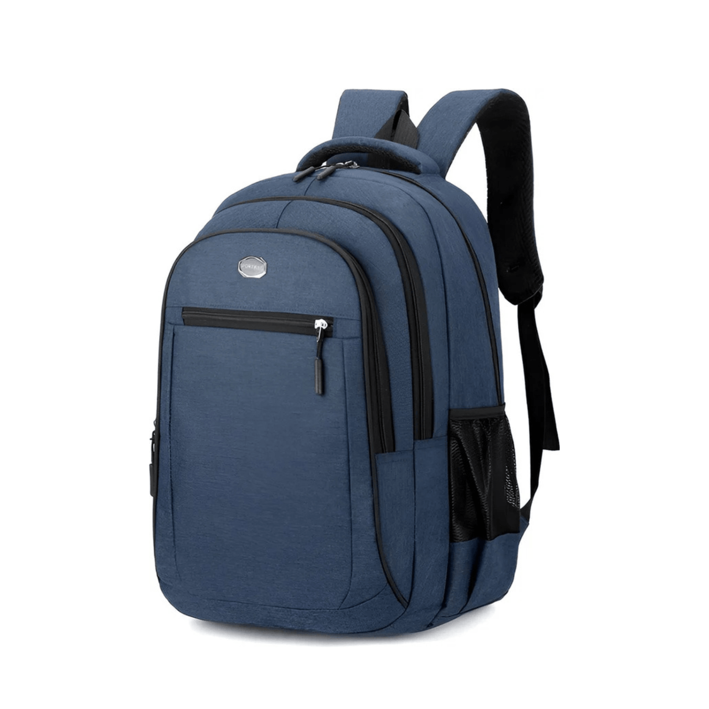 CarryQuest® - Ruime Rugzak Studenten - Waterdicht & Slijtvast - Blauw
