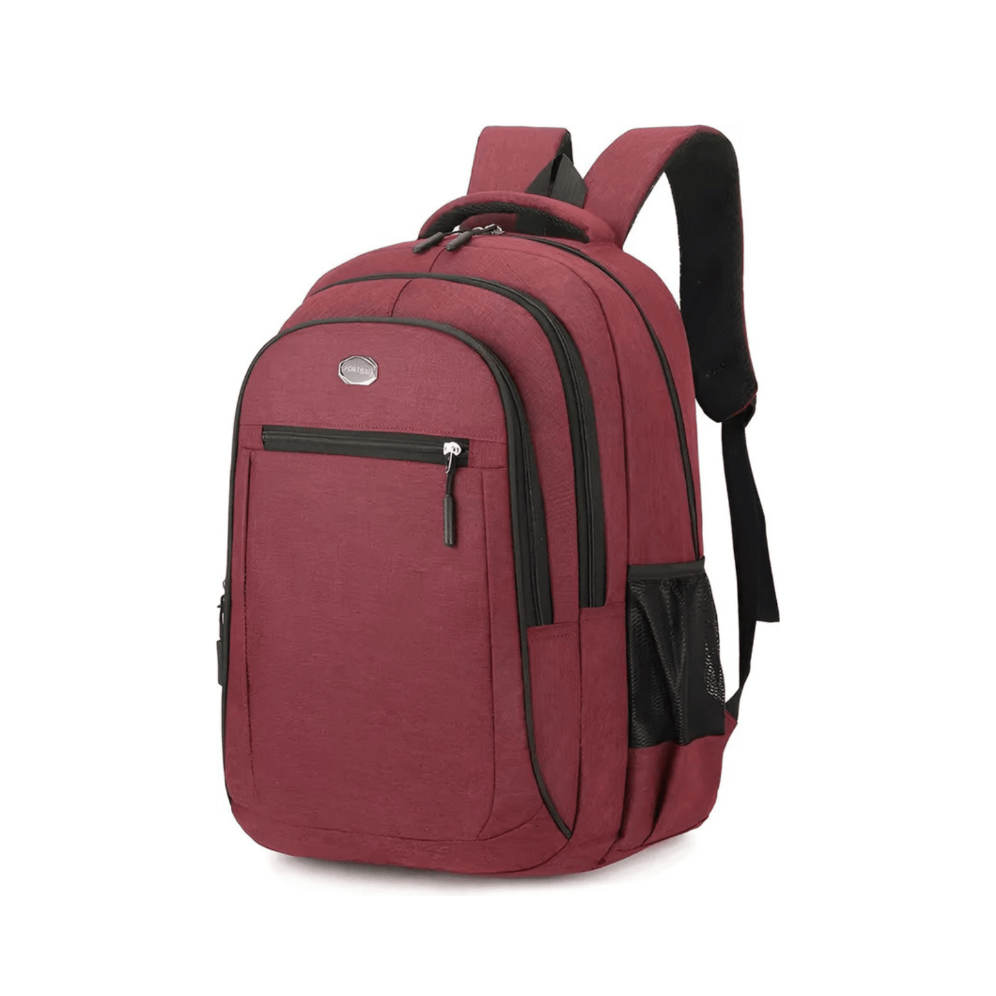 CarryQuest® - Ruime Rugzak Studenten - Waterdicht & Slijtvast - Rood