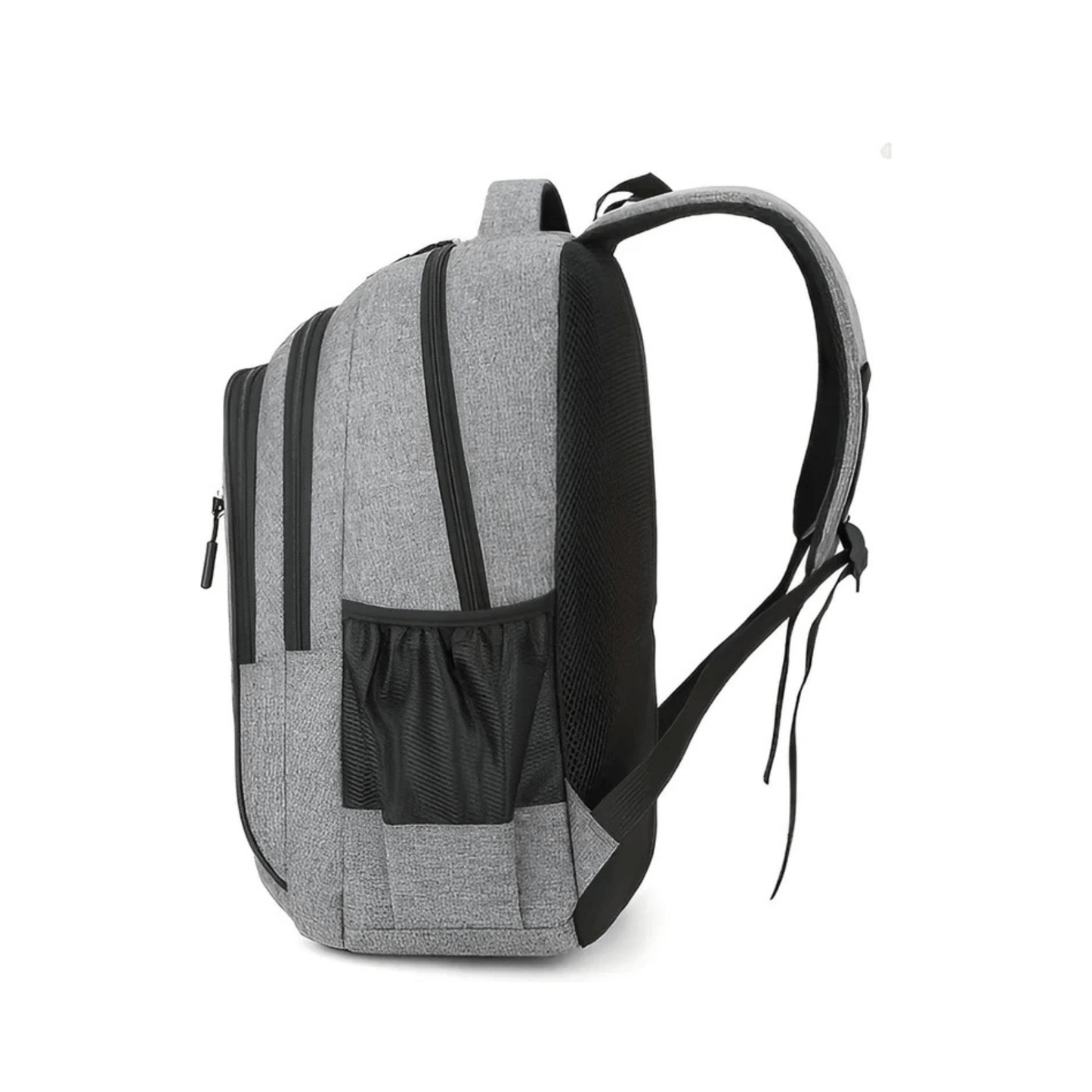 CarryQuest® - Ruime Rugzak Studenten - Waterdicht & Slijtvast - Zwart