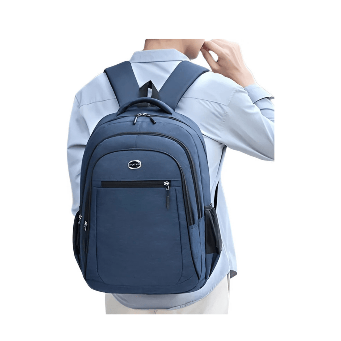 CarryQuest® - Ruime Rugzak Studenten - Waterdicht & Slijtvast - Zwart