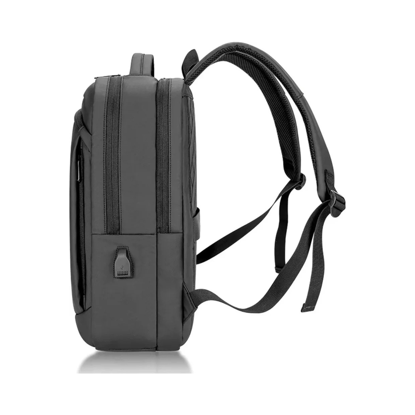 CarryQuest® - Schoolrugzak - Schooltas - School Rugzak - Meerdere Vakken - Zwart