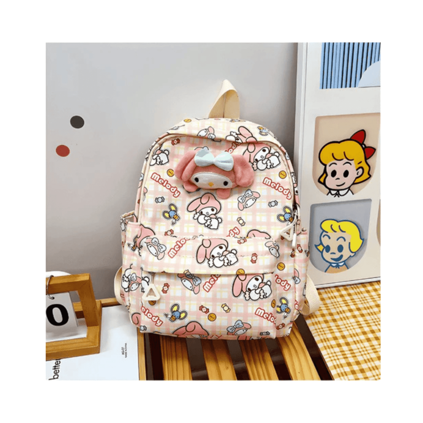 CarryQuest® - Schooltas - Kleuter - Meisjes - Rugzak - Kids - Cartoon