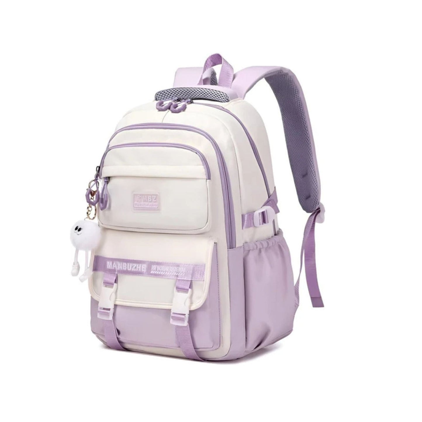 CarryQuest® - Schooltas Meisjes Jongens 7 - 12 Jaar - Duurzaam Nylon - Zwart