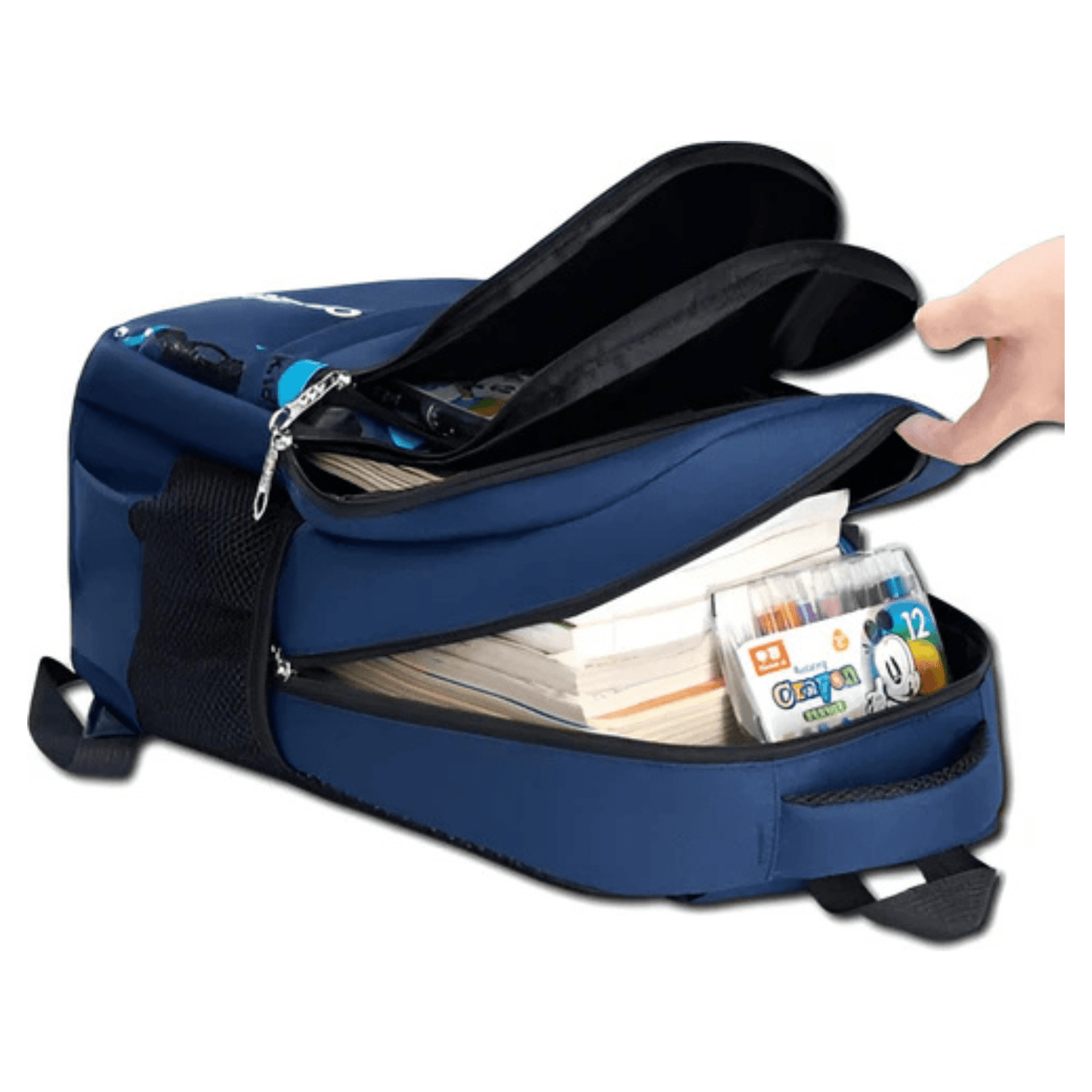 CarryQuest® - Schooltas - Waterdicht - Oxford - Ruim - Kinderen Schooltassen - Zwart