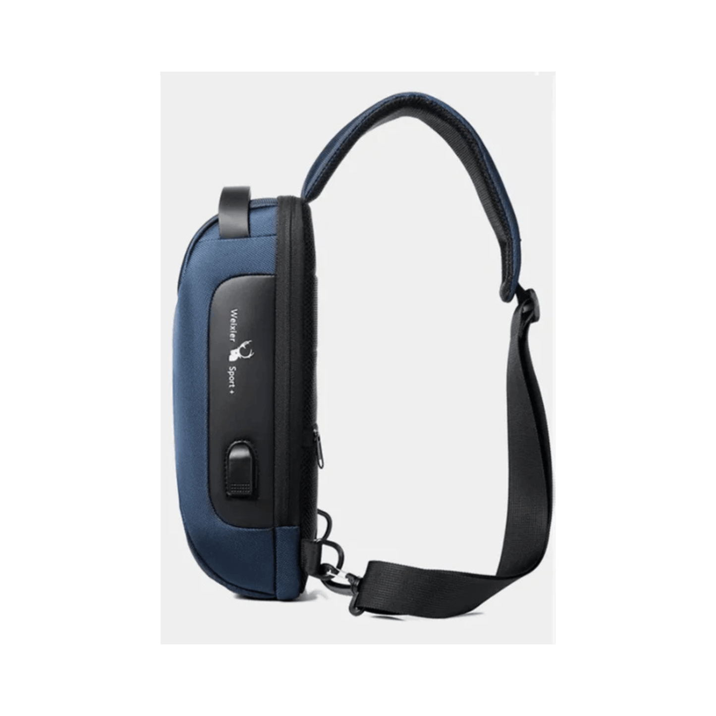CarryQuest® - Schoudertas Heren - Stijlvolle en praktische - Blauw