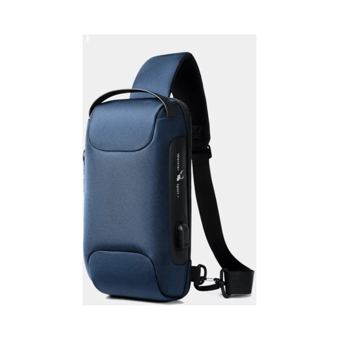 CarryQuest® - Schoudertas Heren - Stijlvolle en praktische - Blauw