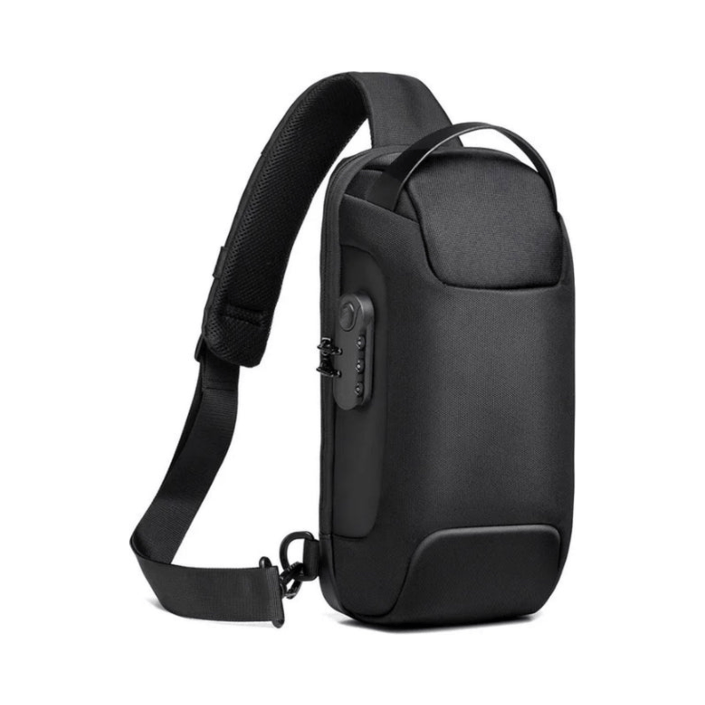 CarryQuest® - Schoudertas Heren - Stijlvolle en praktische - Zwart