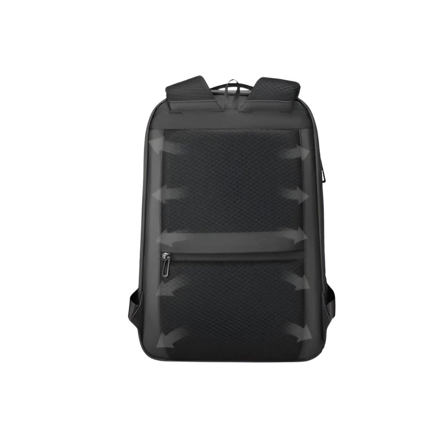 CarryQuest® Slanke laptoprugzak - USB oplaadpoort - Donkergrijs