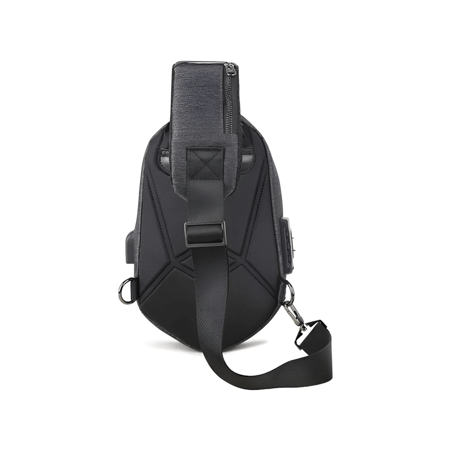 CarryQuest® - Sling Pack Crossbody Rugzak - + USB Oplaadoptie - Blauw