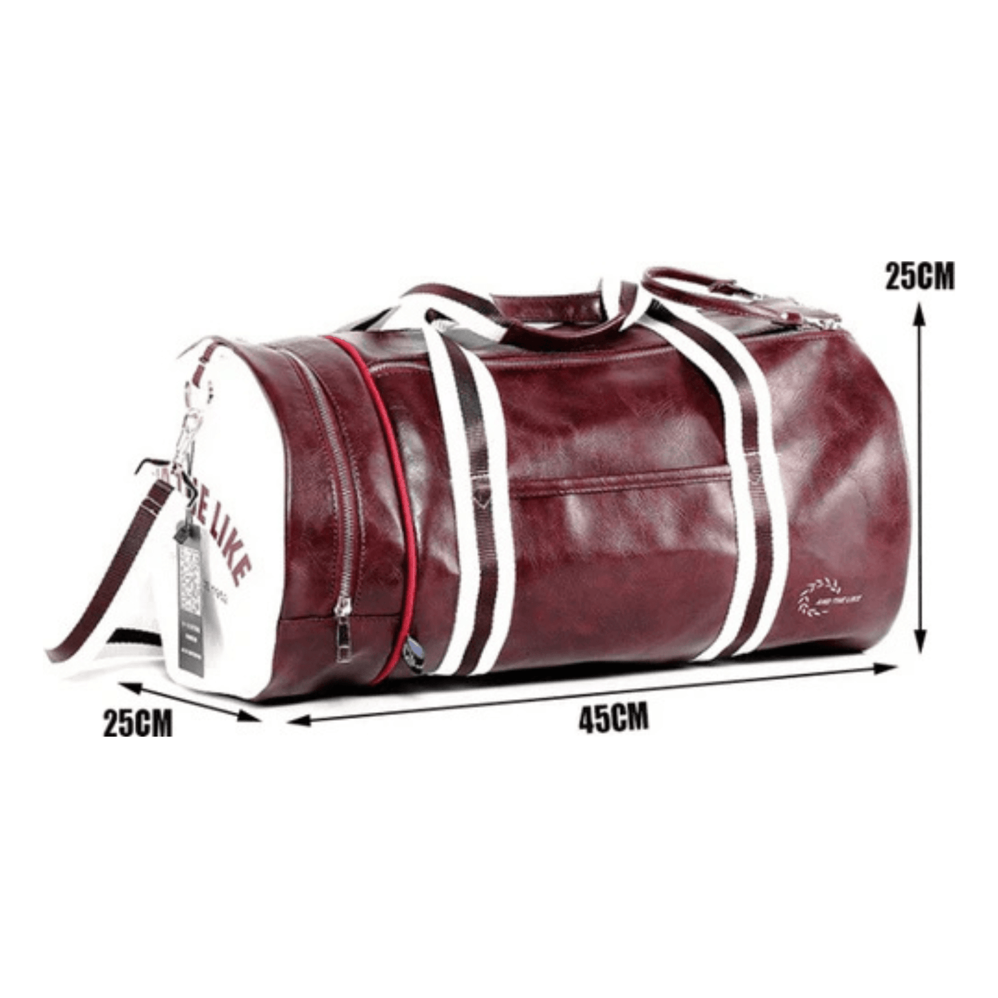 CarryQuest® - Sporttas - Fitness - Gym - Training - Schoenen - Waterdicht - Rood