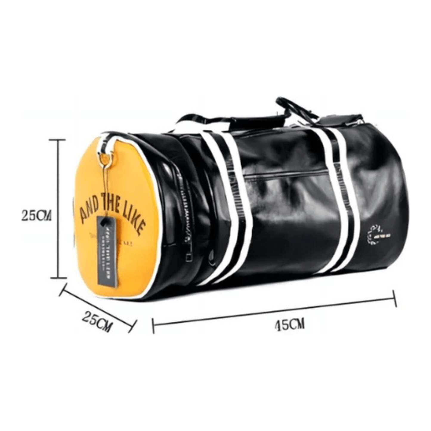CarryQuest® - Sporttas - Fitness - Gym - Training - Schoenen - Waterdicht - Zwart