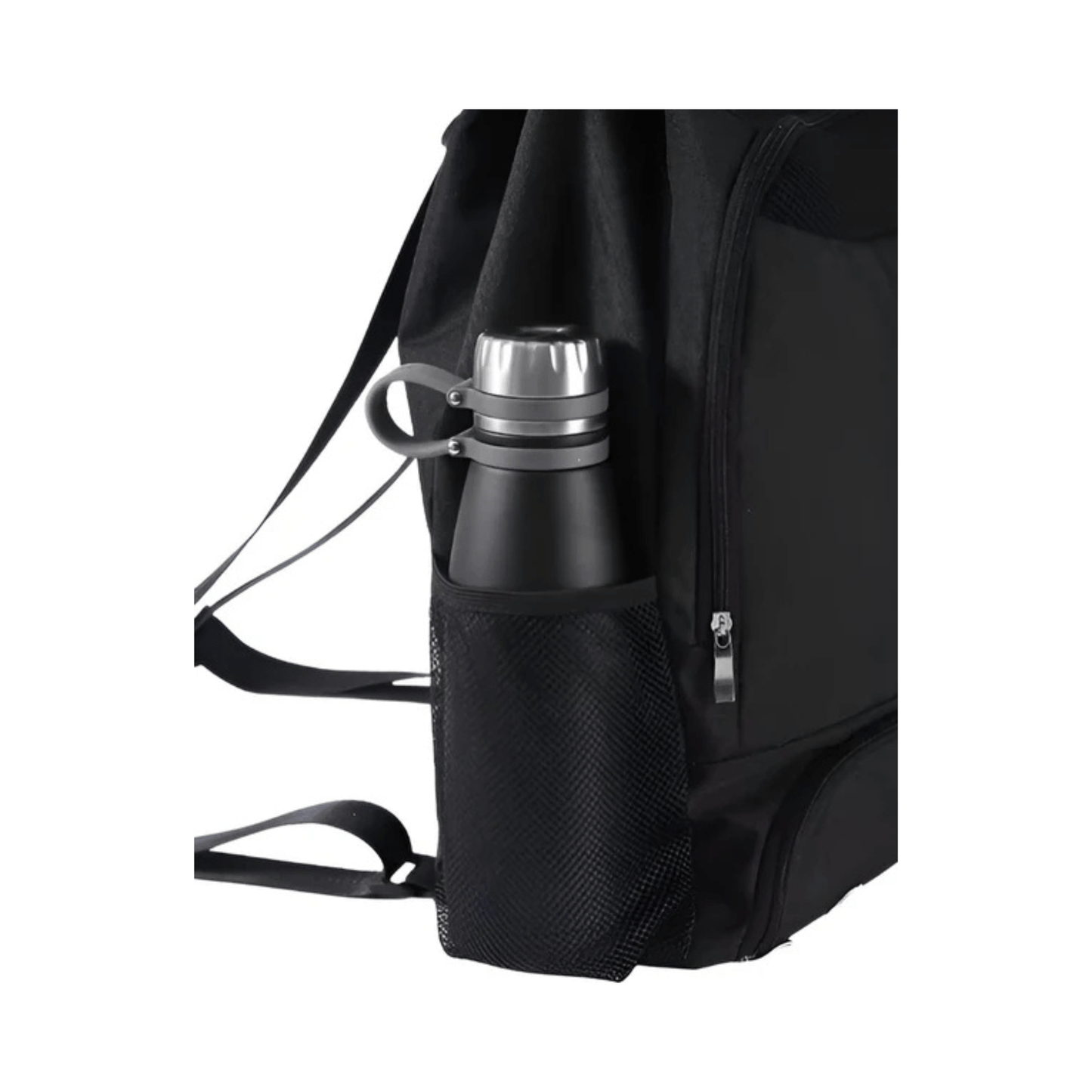CarryQuest® - Sporttas met trekkoord Basketbalrugzak - Zwart