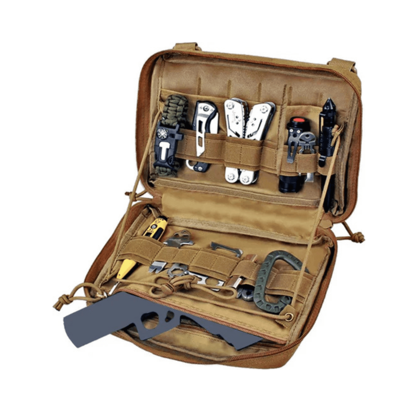 CarryQuest® - Tas - Molle - Outdoor - Klimmen - Wandelen - Trekking - Nylon - Groen