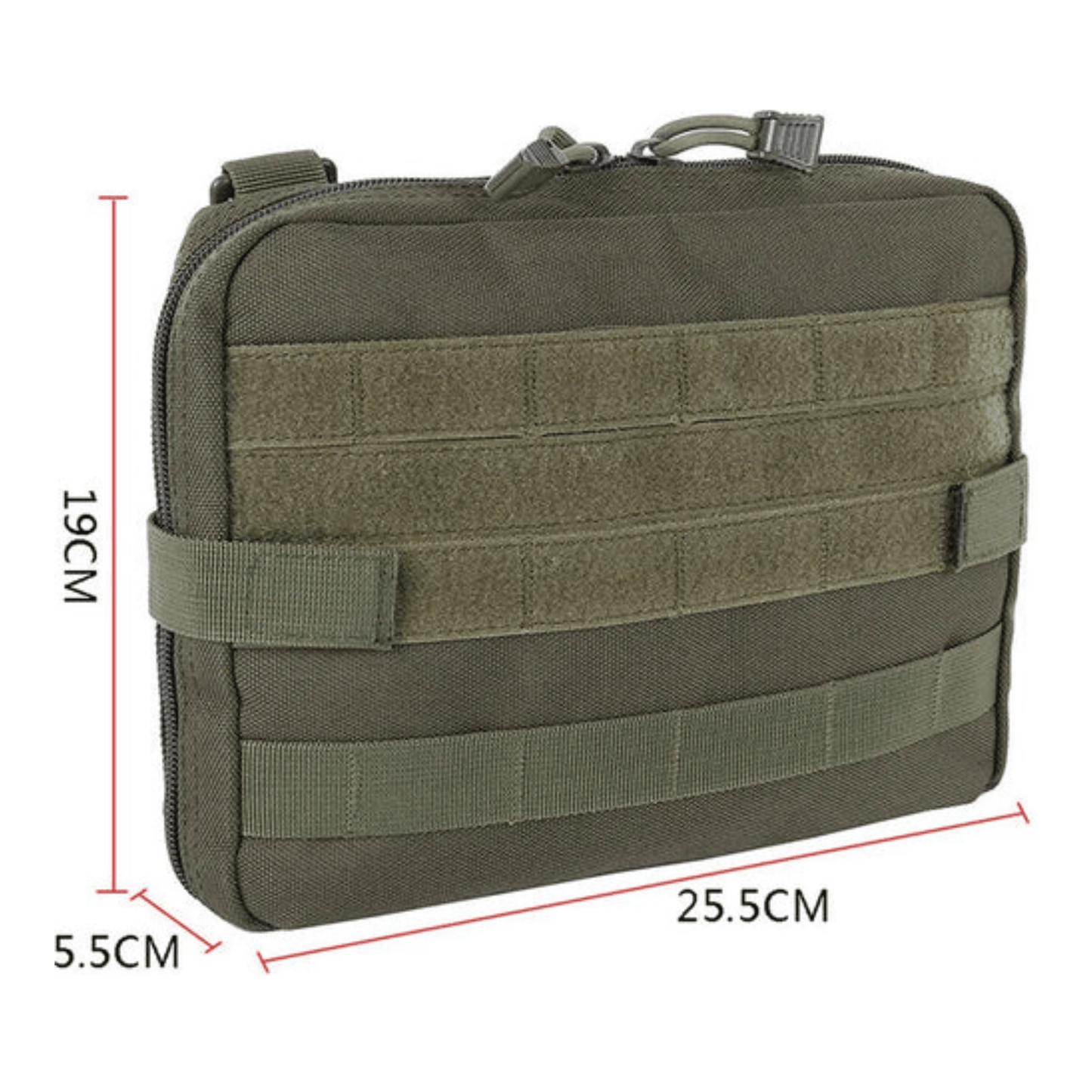 CarryQuest® - Tas - Molle - Outdoor - Klimmen - Wandelen - Trekking - Nylon - Groen