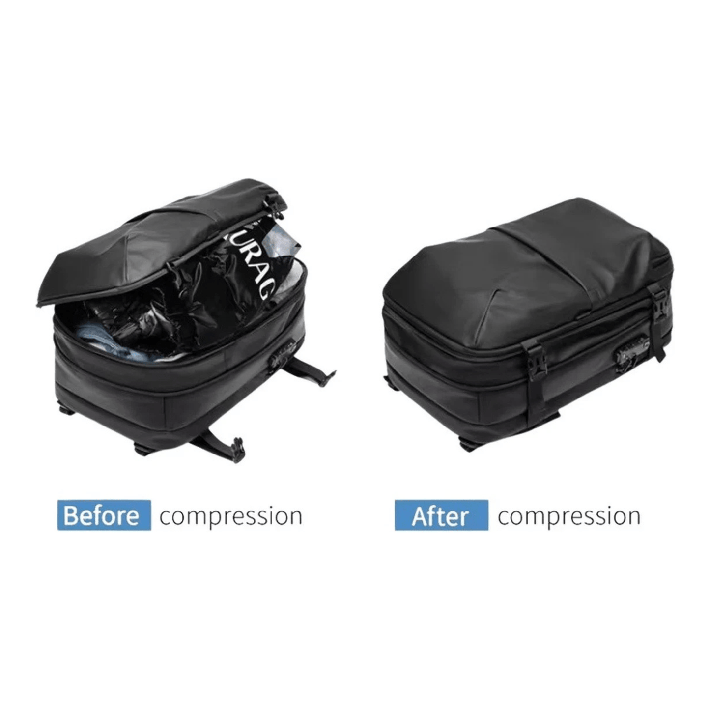 CarryQuest® - Vacuum Rugzak Pro1 - Inclusief Pomp - Blauw