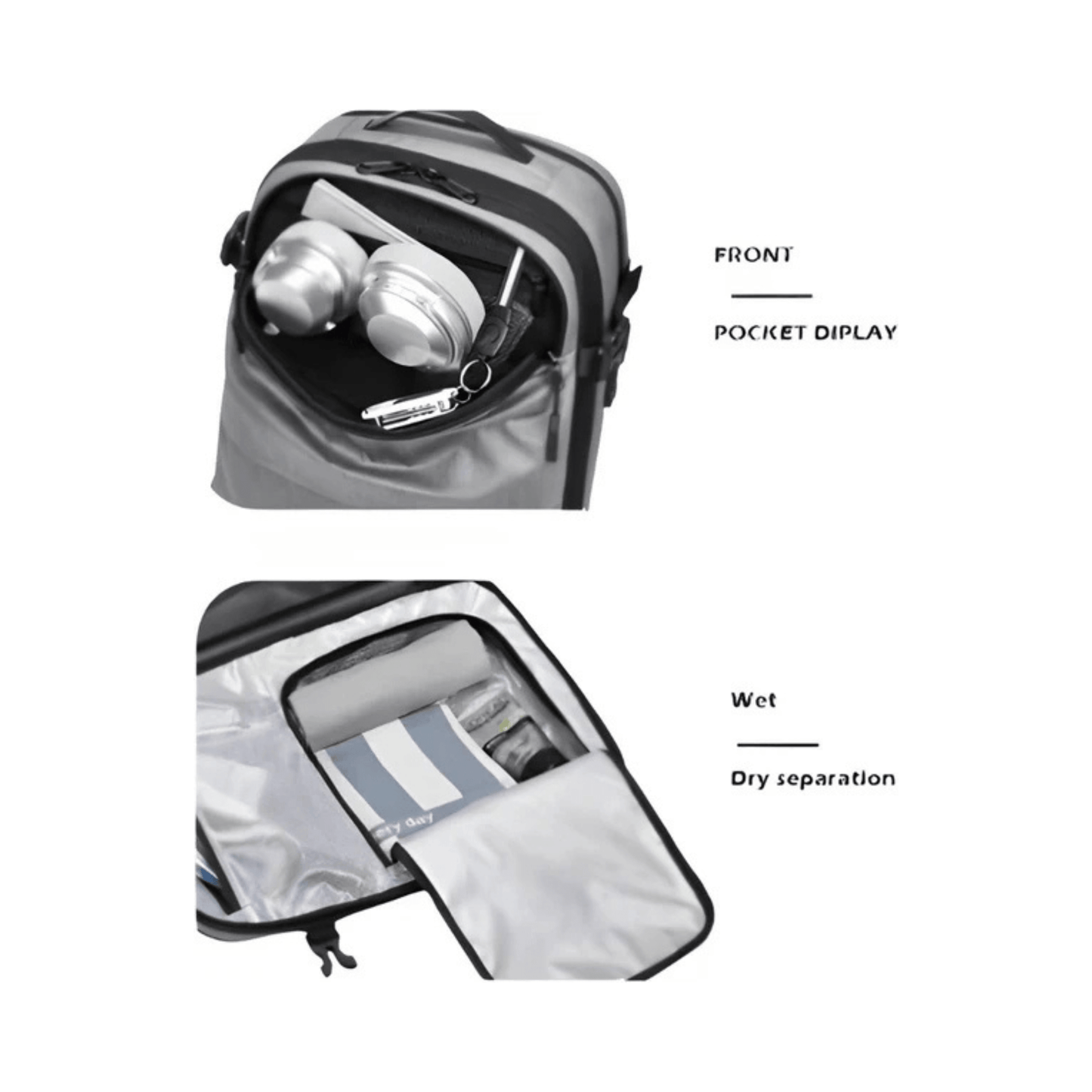 CarryQuest® - Vacuum Rugzak Pro1 - Inclusief Pomp - Blauw