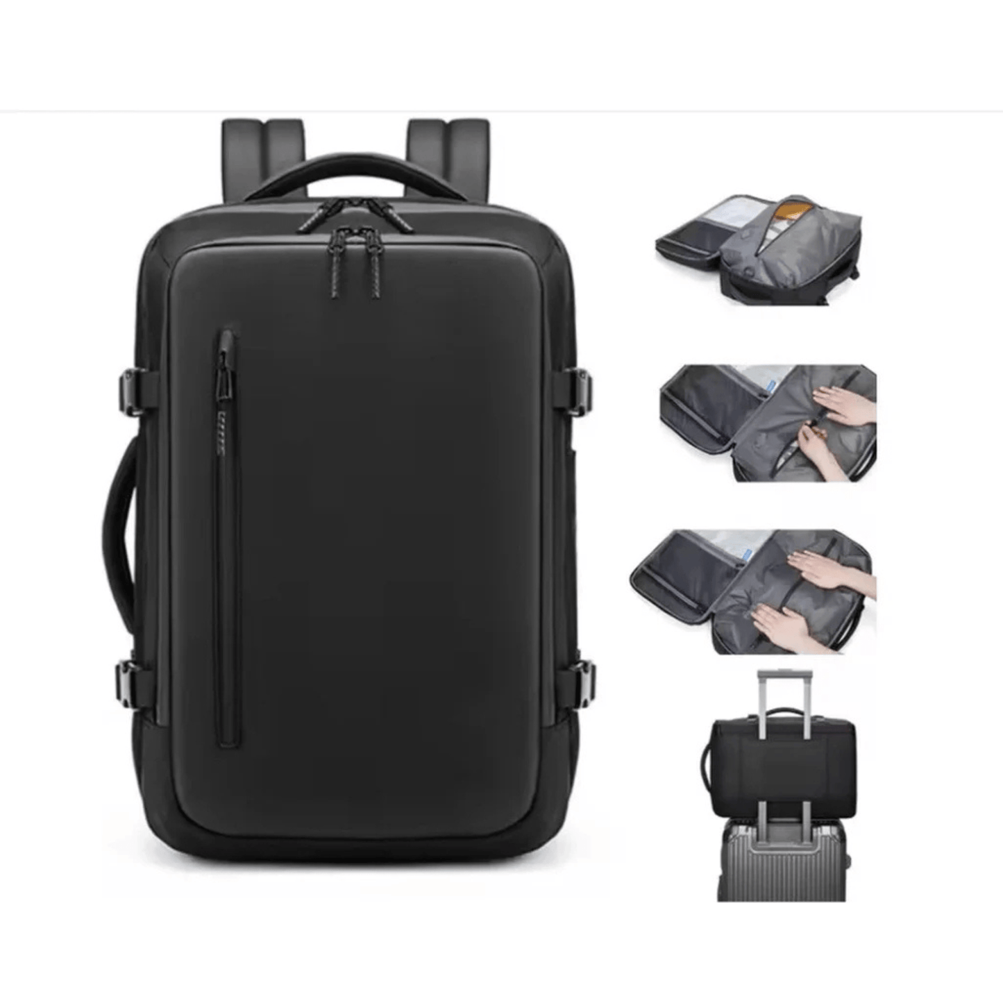 CarryQuest® - Vacuum Rugzak RZ/TX - Zwart