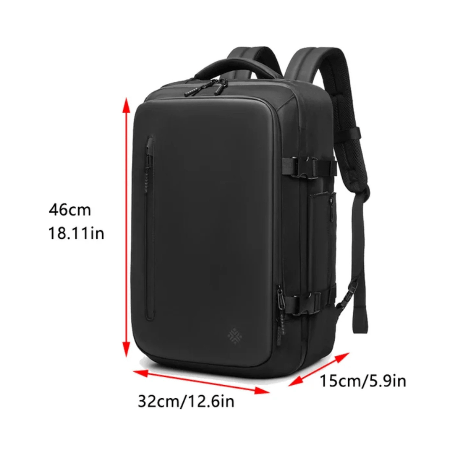 CarryQuest® - Vacuum Rugzak RZ/TX - Zwart