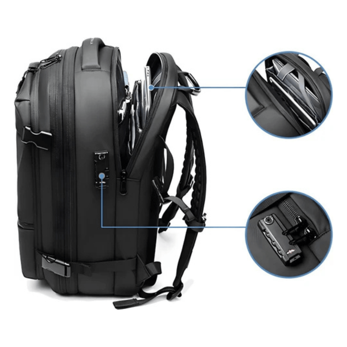 CarryQuest® - Vacuum Rugzak Zen - Incl. Pomp - Groen