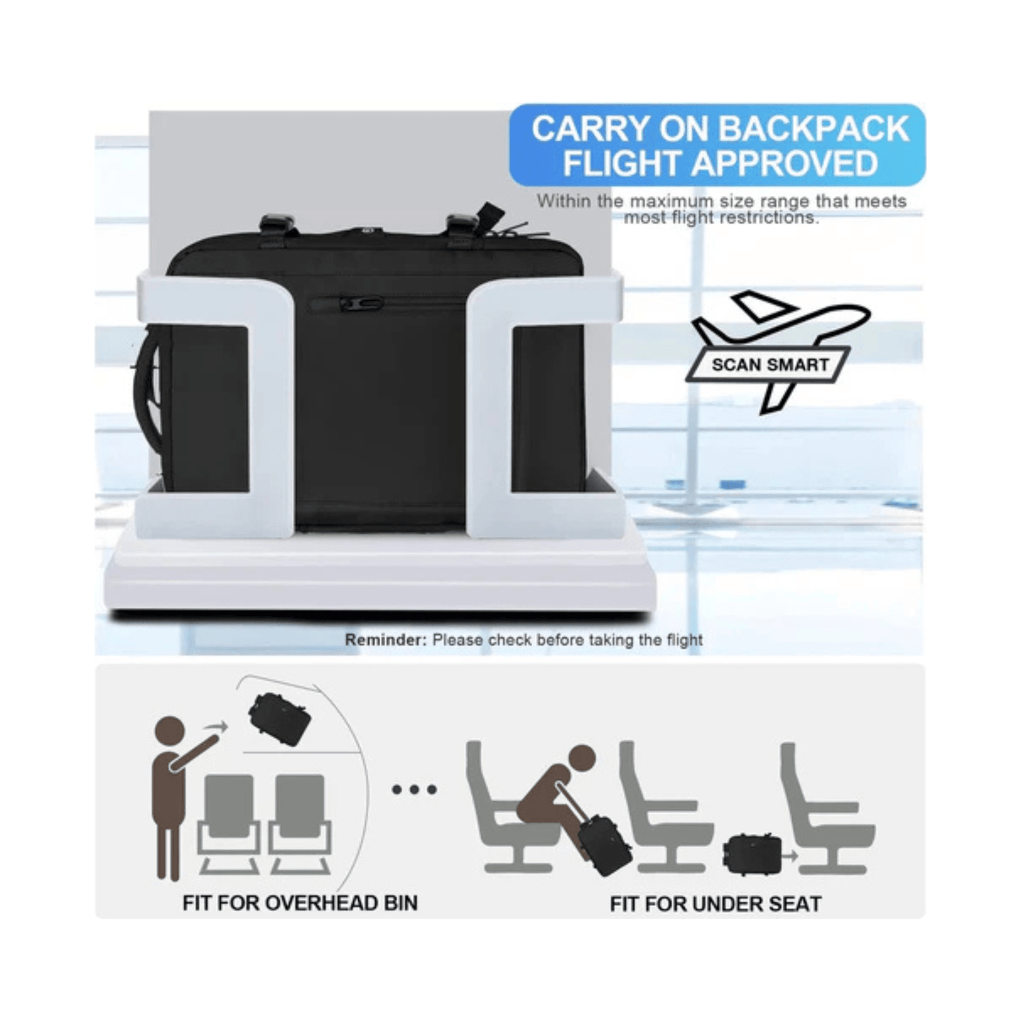 CarryQuest® - Veelzijdige en stijlvolle unisex reis - /weekendtas rugzak - USB - uitgang - 17 inch laptopvak - Grijs