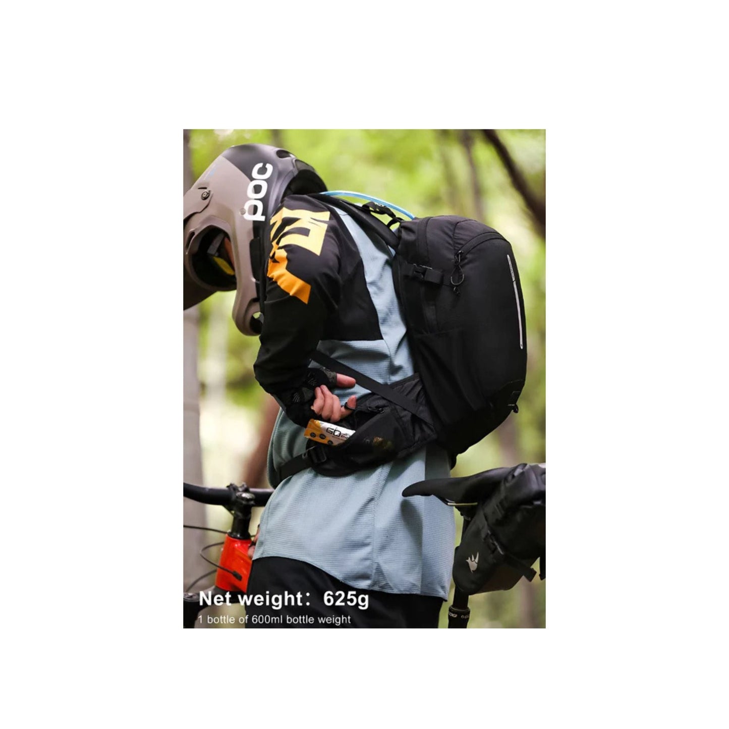 CarryQuest® - Wandel Rugzak 12L - Waterdicht - Backpack Fietsen - Waterzak - Zwart