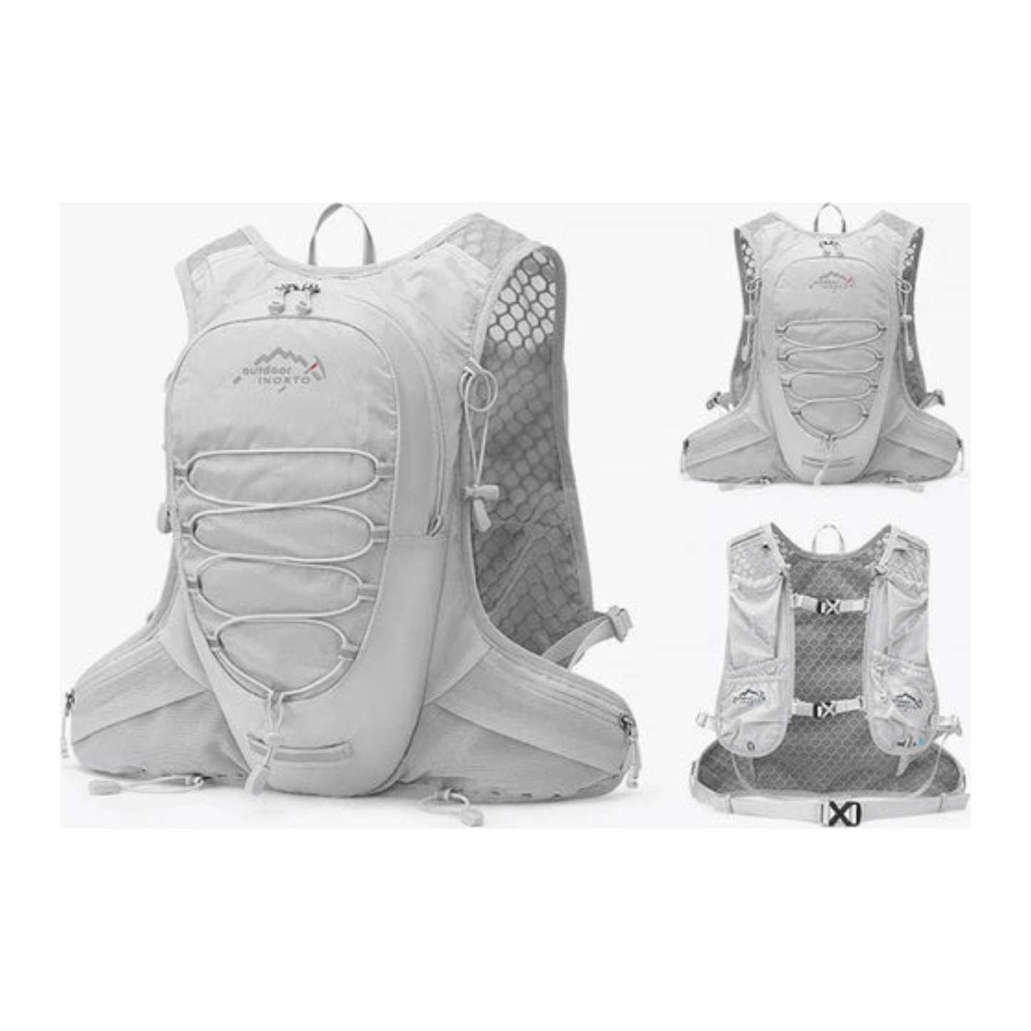 CarryQuest® - Waterdichte - Fietsrugzak - 10 Liter - Waterzak - Backpacks - Sport - Wandelen - Wit