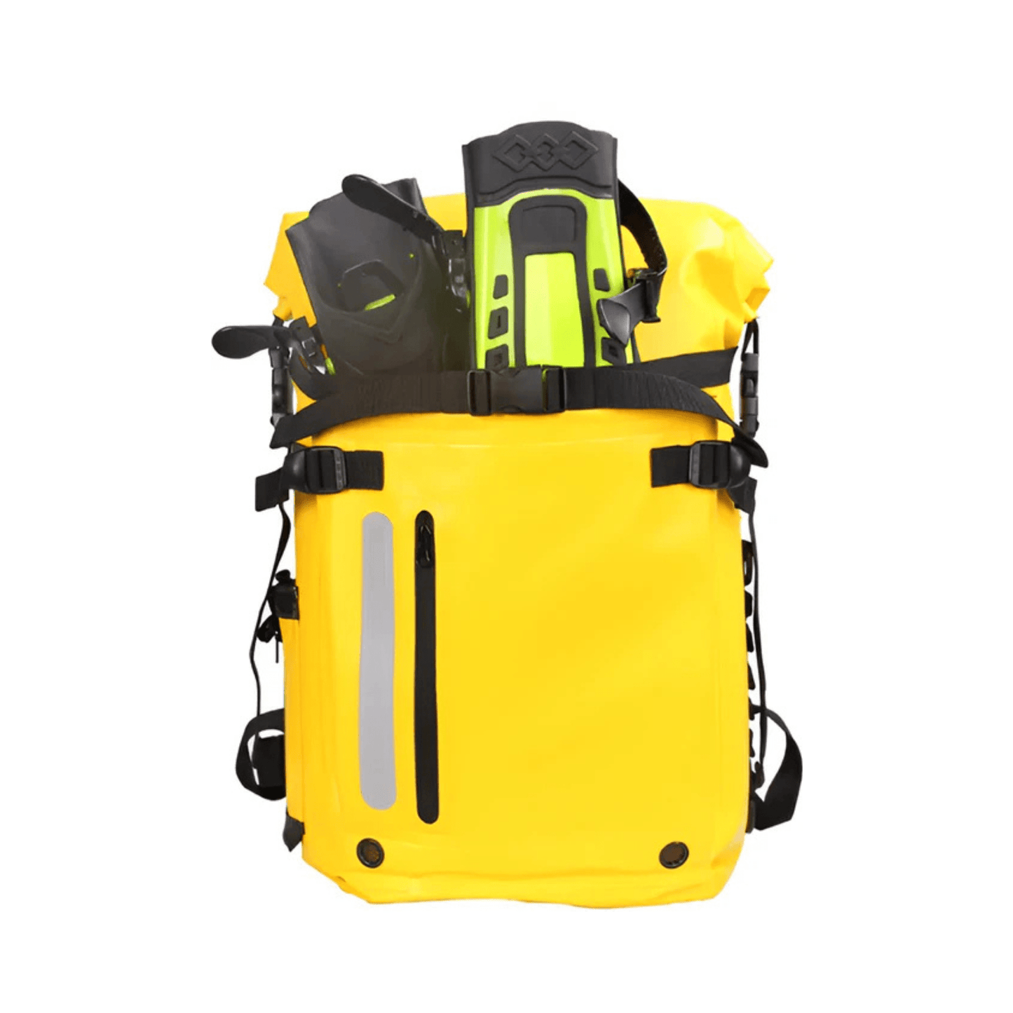 CarryQuest® - Waterdichte Rugzak - 30L Dry Bag voor Duikuitrusting - Unisex - 500D PVC - Zwart