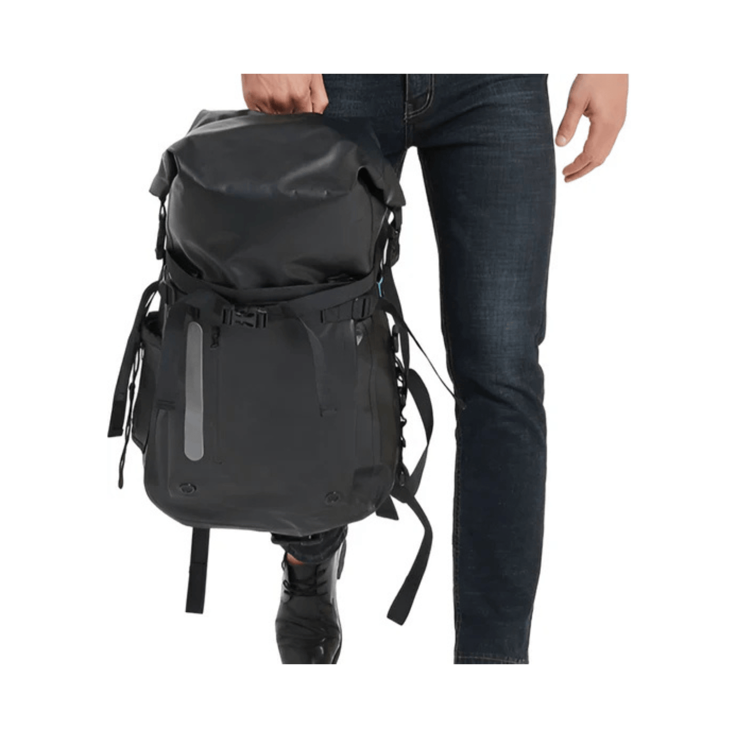 CarryQuest® - Waterdichte Rugzak - 30L Dry Bag voor Duikuitrusting - Unisex - 500D PVC - Zwart