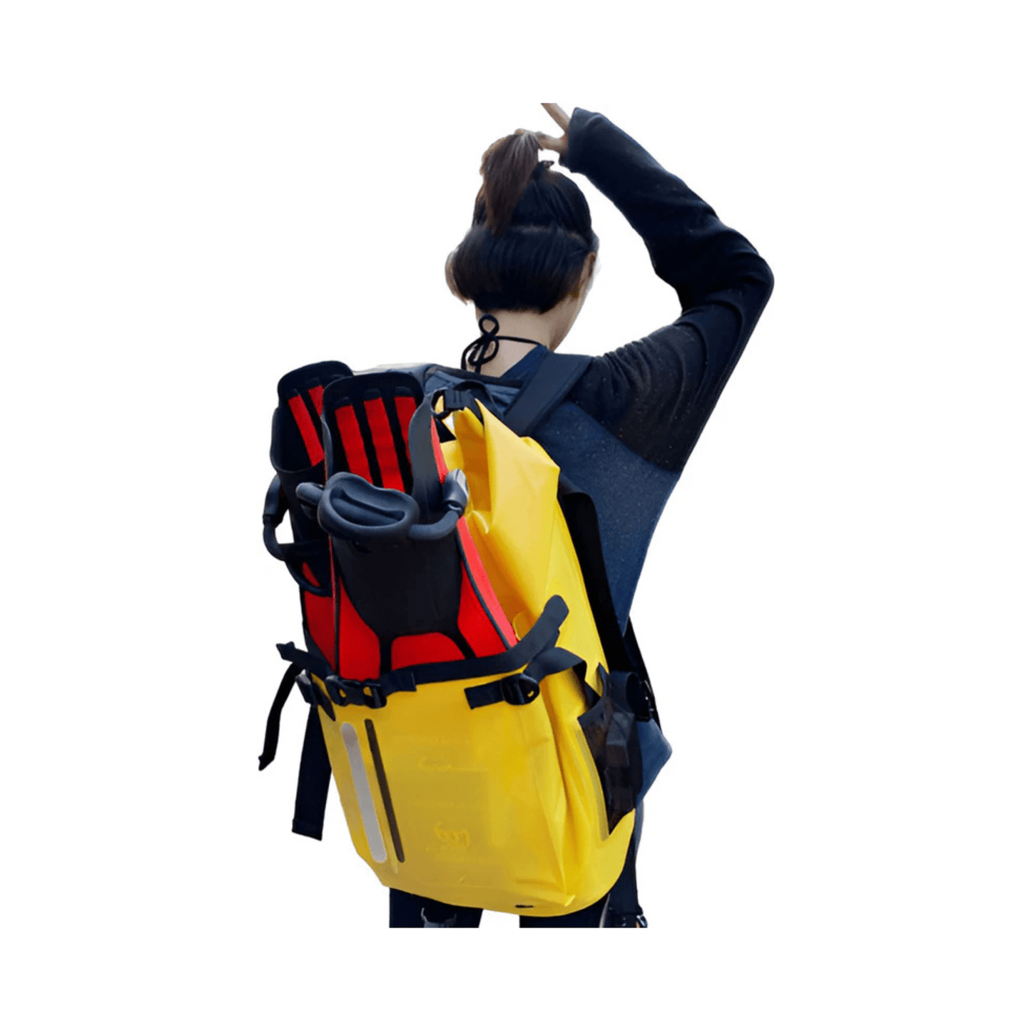 CarryQuest® - Waterdichte Rugzak - 30L Dry Bag voor Duikuitrusting - Unisex - 500D PVC - Zwart