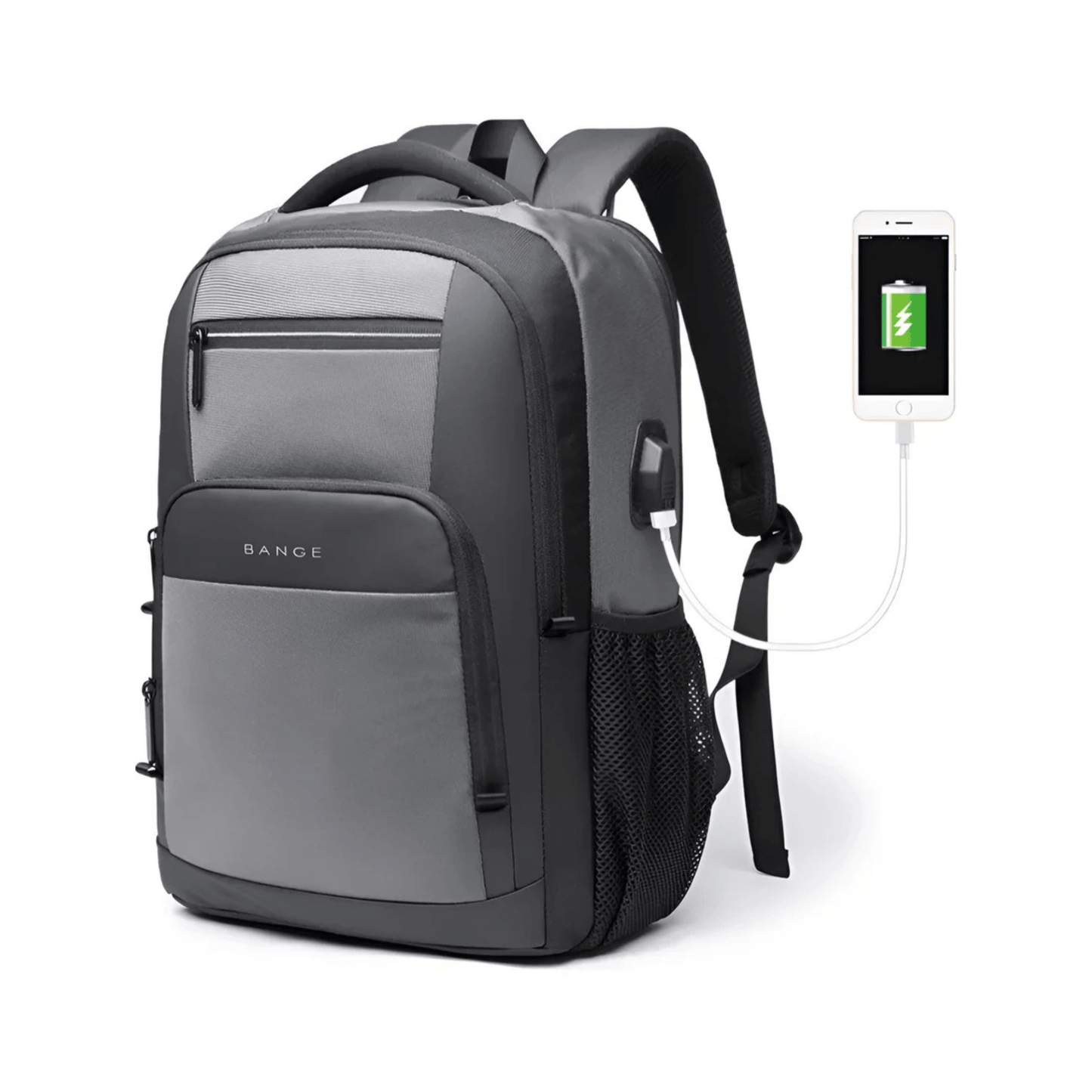 CarryQuest® - Waterdichte Zakelijke Rugzak - 20 - 35L - Laptop Rugzak - Grijs