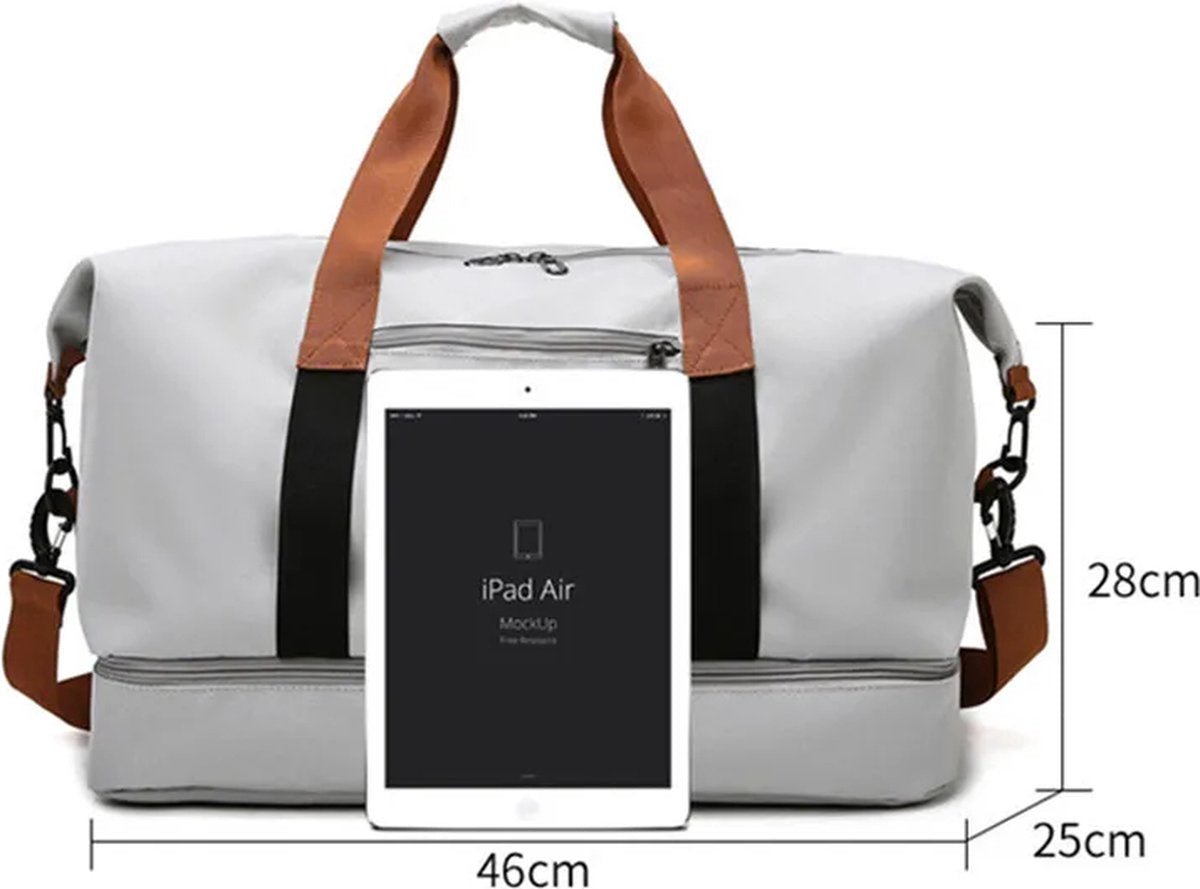 CarryQuest® - Weekendtas - Weekend Tassen - Rood - 20 - 35L - Oxford - Waterdicht - Stijlvol - Ruim - Reis - Avontuur - Heren - Dames - Bol.com