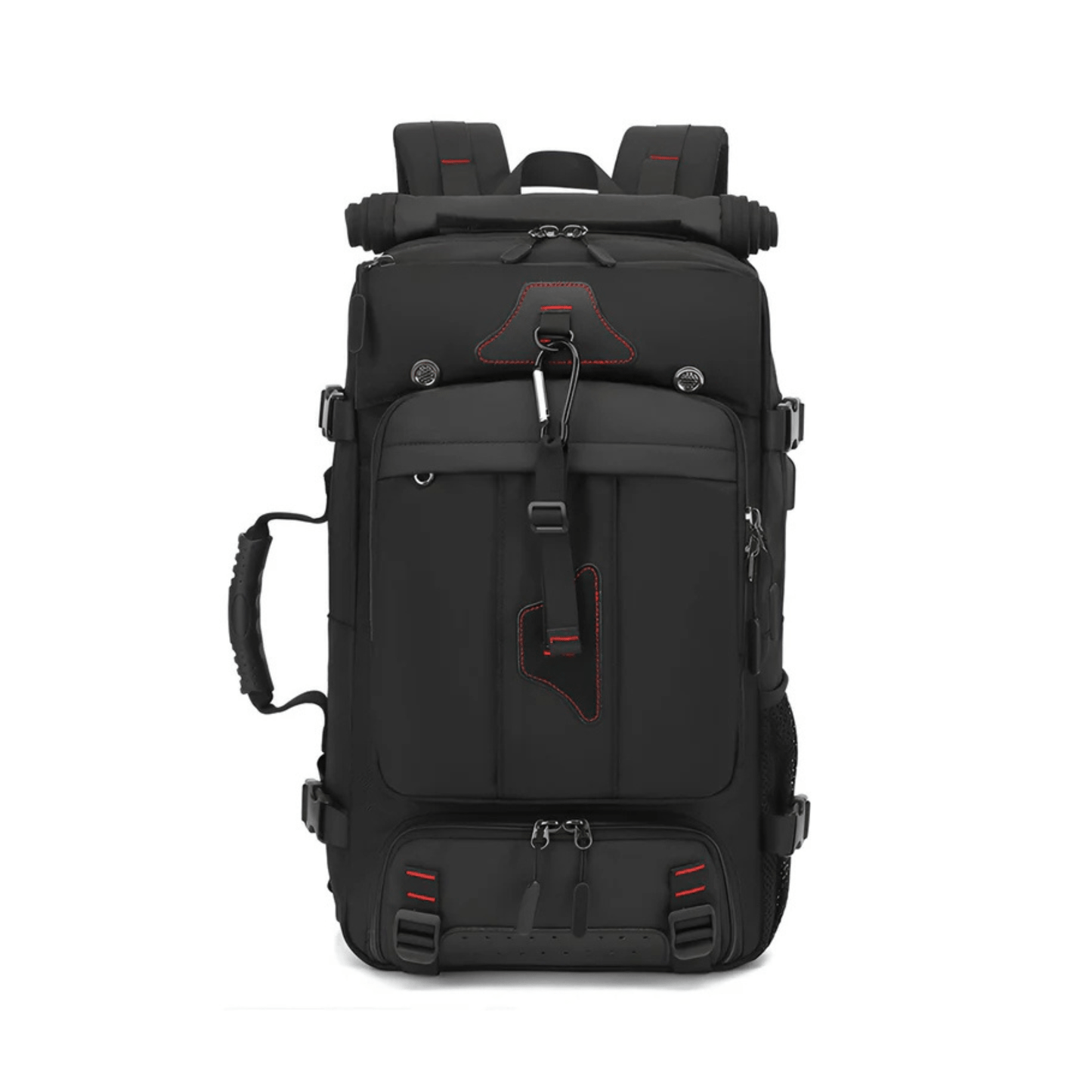 CarryQuest® - Zakelijke Rugzak 17.3 Inch - Waterafstotend, USB Oplaadpoort - Oxford Materiaal - Zwart