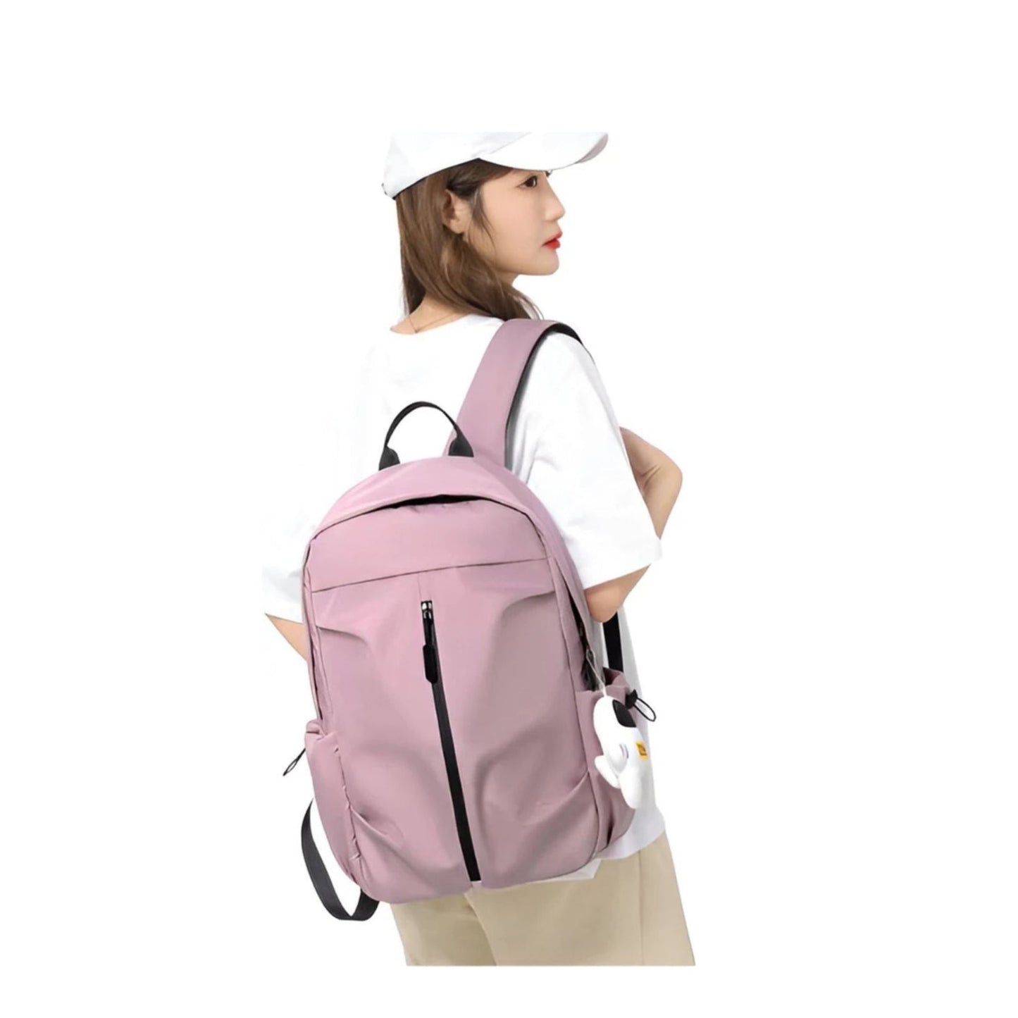 CarryQuest® - Hoogwaardige - Business - Rugzak - Unsex - Met hanger - Roze