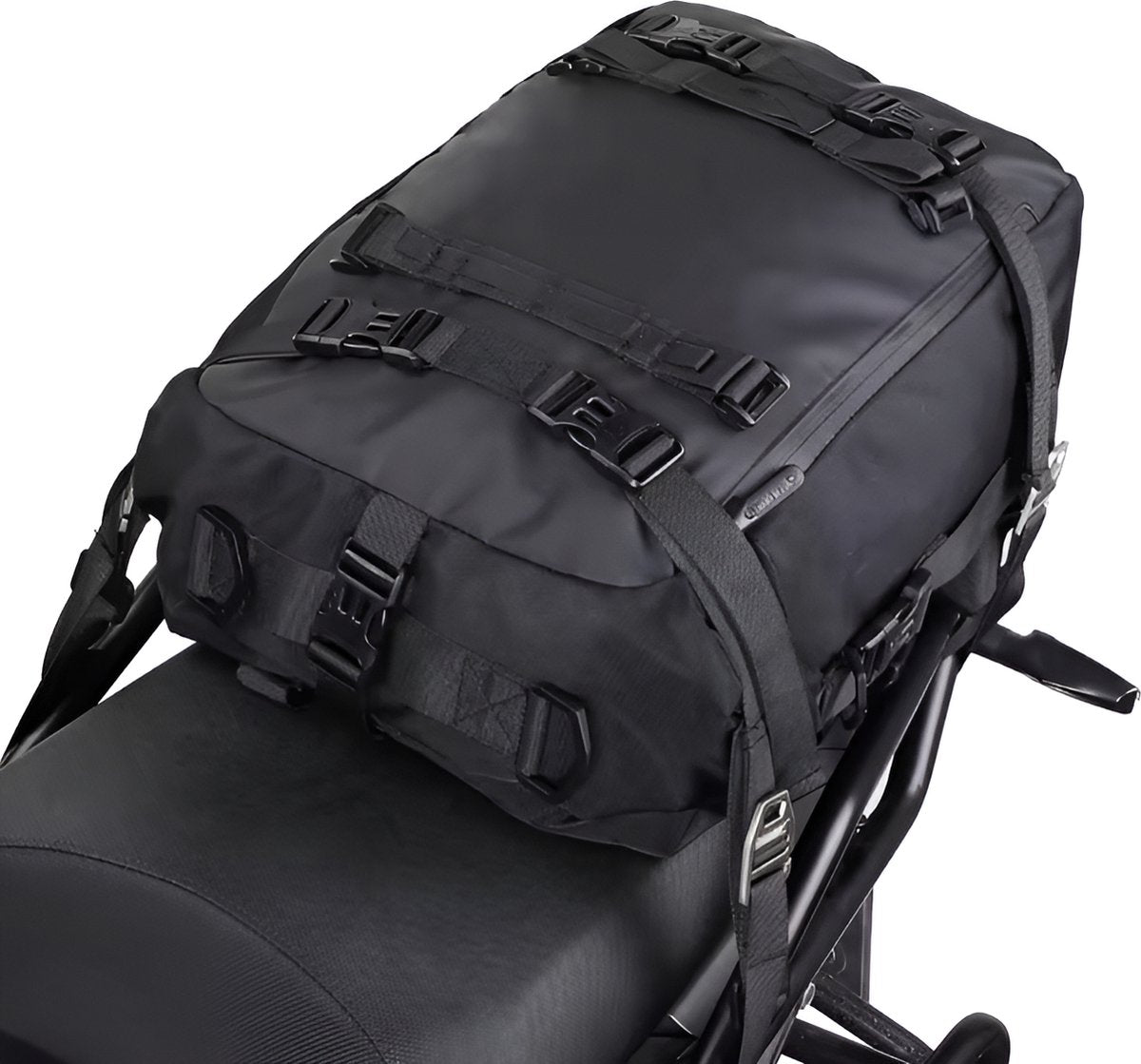 WoYoW® - Motorfiets Achter Tas 20L Waterdicht Multifunctioneel Zadel Zijbagage Tas Fietsrugzak Universeel - Zwart 20L