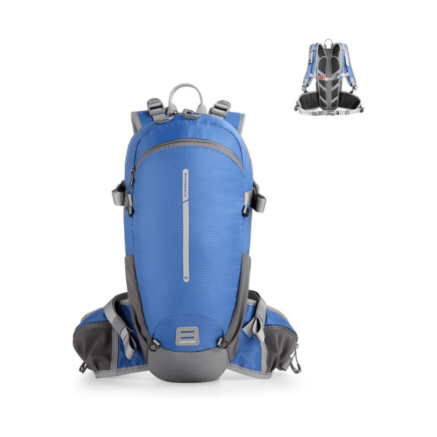 WoYoW® - Wandel Rugzak 12L - Waterdicht - Backpack Fietsen - Waterzak - Blauw