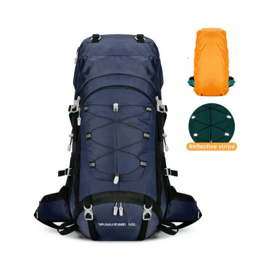 CarryQuest® - Hydratatie rugzak - Schoen  - 65L - Donker Blauw