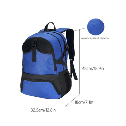 CarryQuest® - Large Sports Football Bag - Sports Bag for Football, Basketball &amp; Volleyball - Black