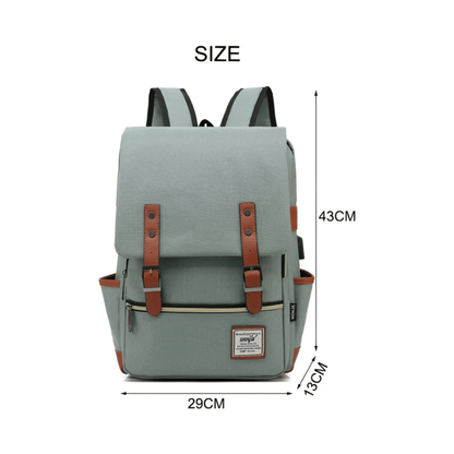 CarryQuest® - 16 Inch Laptop Rugzak - Schooltassen - 20 - 35 Liter - Unisex - Rood
