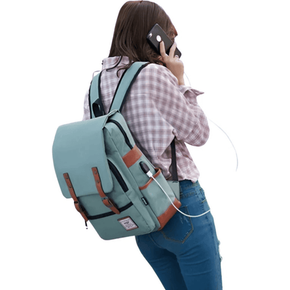 CarryQuest® - 16 Inch Laptop Rugzak - Schooltassen - 20 - 35 Liter - Unisex - Rood