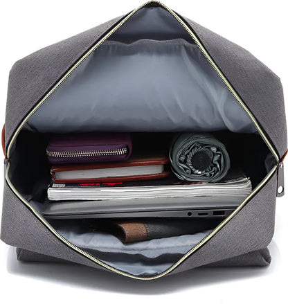CarryQuest® - 16 Inch Laptop Rugzak - Schooltassen - Rugzakken - Donker Blauw