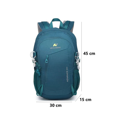 CarryQuest® - 20L Rugzak - Waterafstotend - 45x30x15cm - Groen