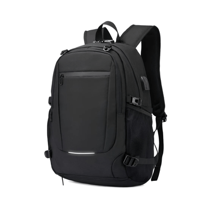 CarryQuest® - 32L Capaciteit - Laptopvak 12 - 15,6 inch - USB - Oplaadpoort - Zwart