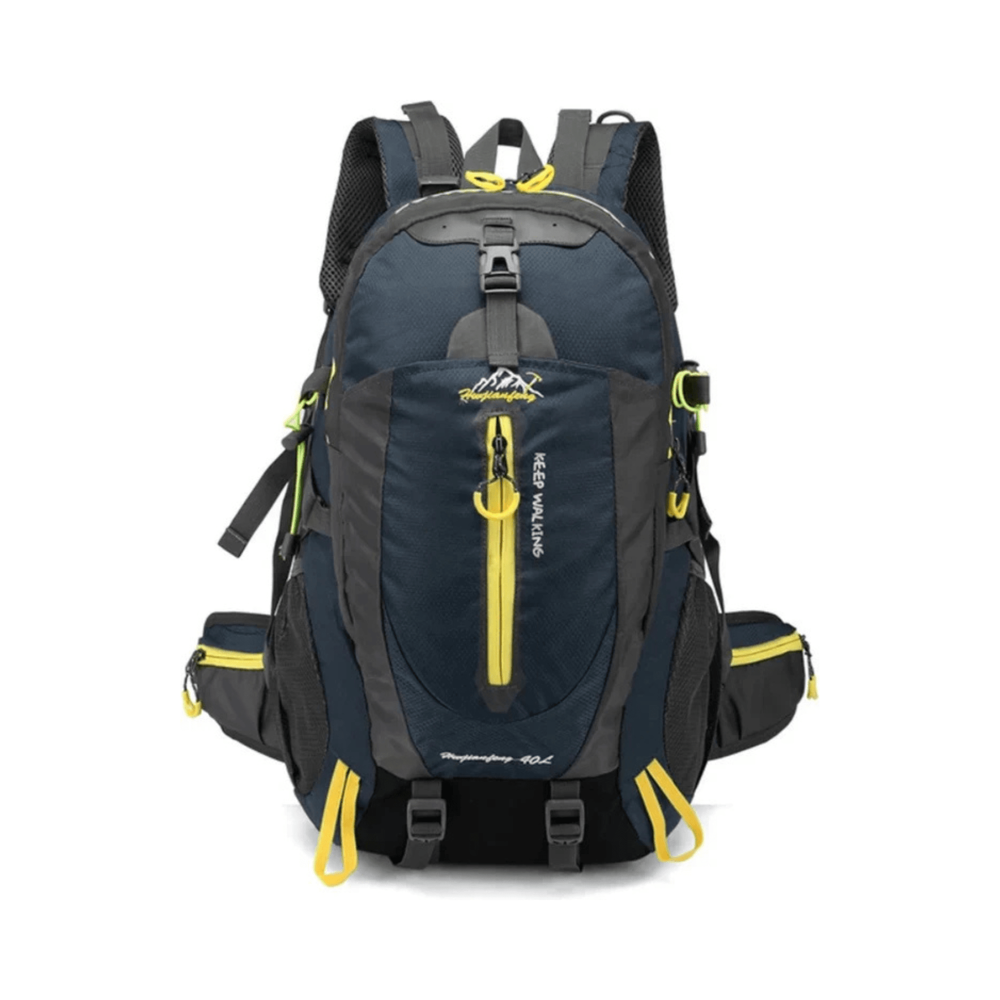 CarryQuest® - 40L - Rugzakken - Waterafstotend - Wandelen - Reizen - Nylon - 40 Liter - Donker Blauw