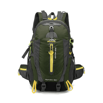 CarryQuest® - 40L - Rugzakken - Waterafstotend - Wandelen - Reizen - Nylon - 40 Liter - Groen